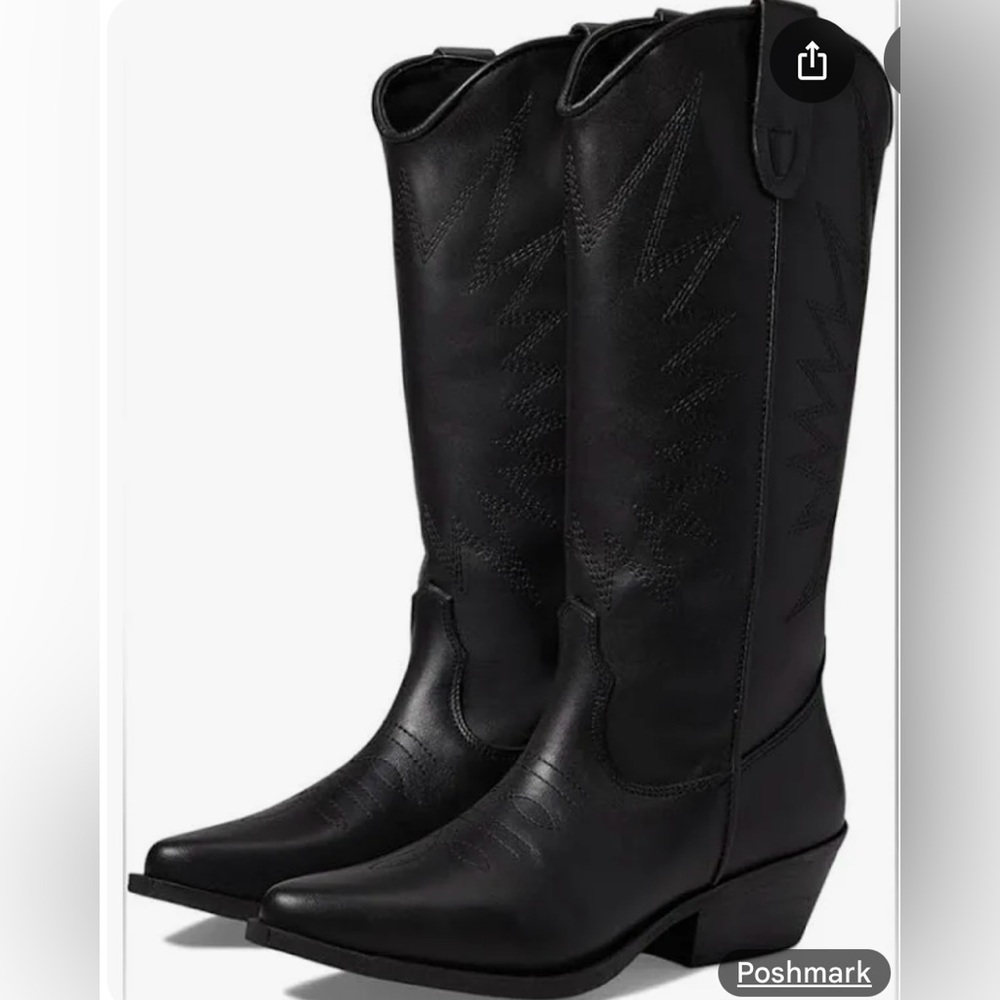 Steve Madden Lilibeth Cowgirl Boots - 6.5 worn once!